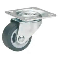 KUTZ - Rueda Giratoria 30mm TPE 15kg Uso Doméstico