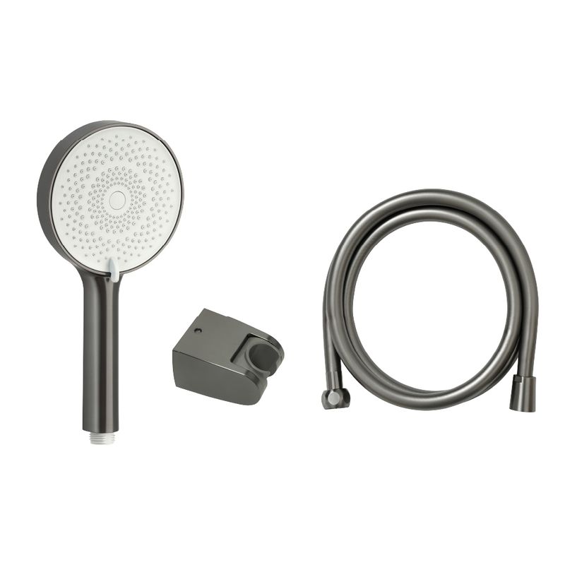 DUSCHY - JUEGO DUCHA AXE GUN METAL