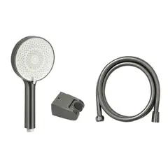 DUSCHY - JUEGO DUCHA AXE GUN METAL