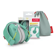 ALPINE - Muffy Kids Menta-Protección auditiva para niños de 5-16 años cómoda y segura