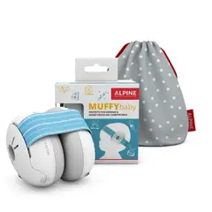 ALPINE - Protectores Muffy Baby Azul – Para Bebés de 3 a 36 Meses