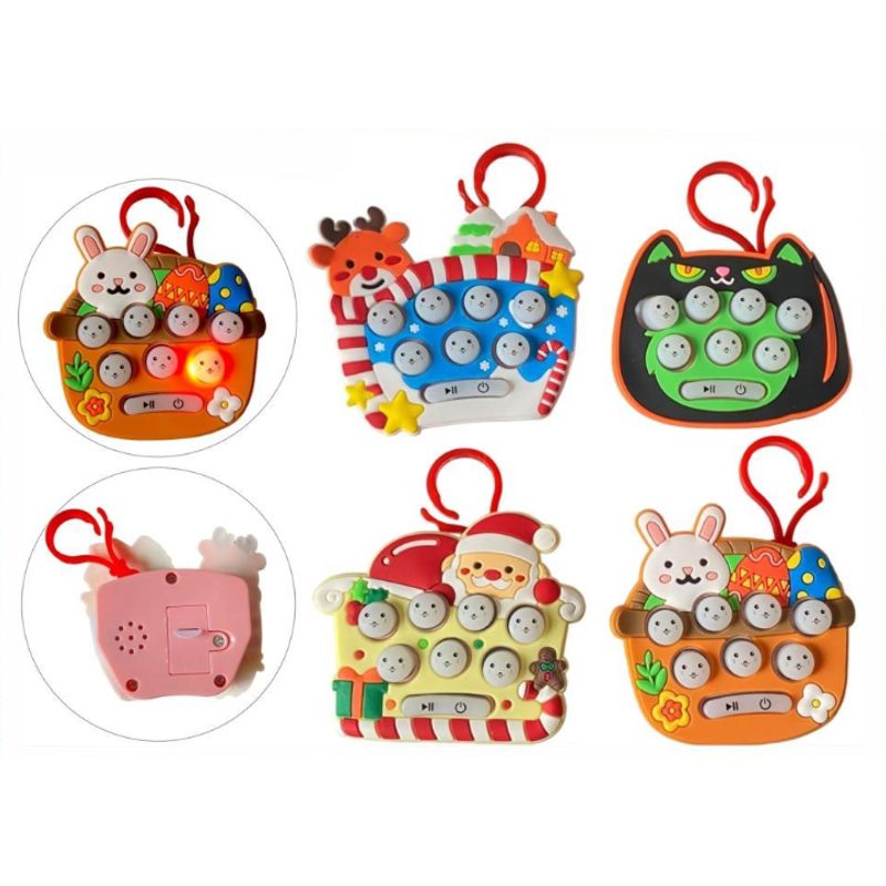 GENERICO - Mini Juego Puzzle Pop-it Llavero Sensorial Diseño Conejo