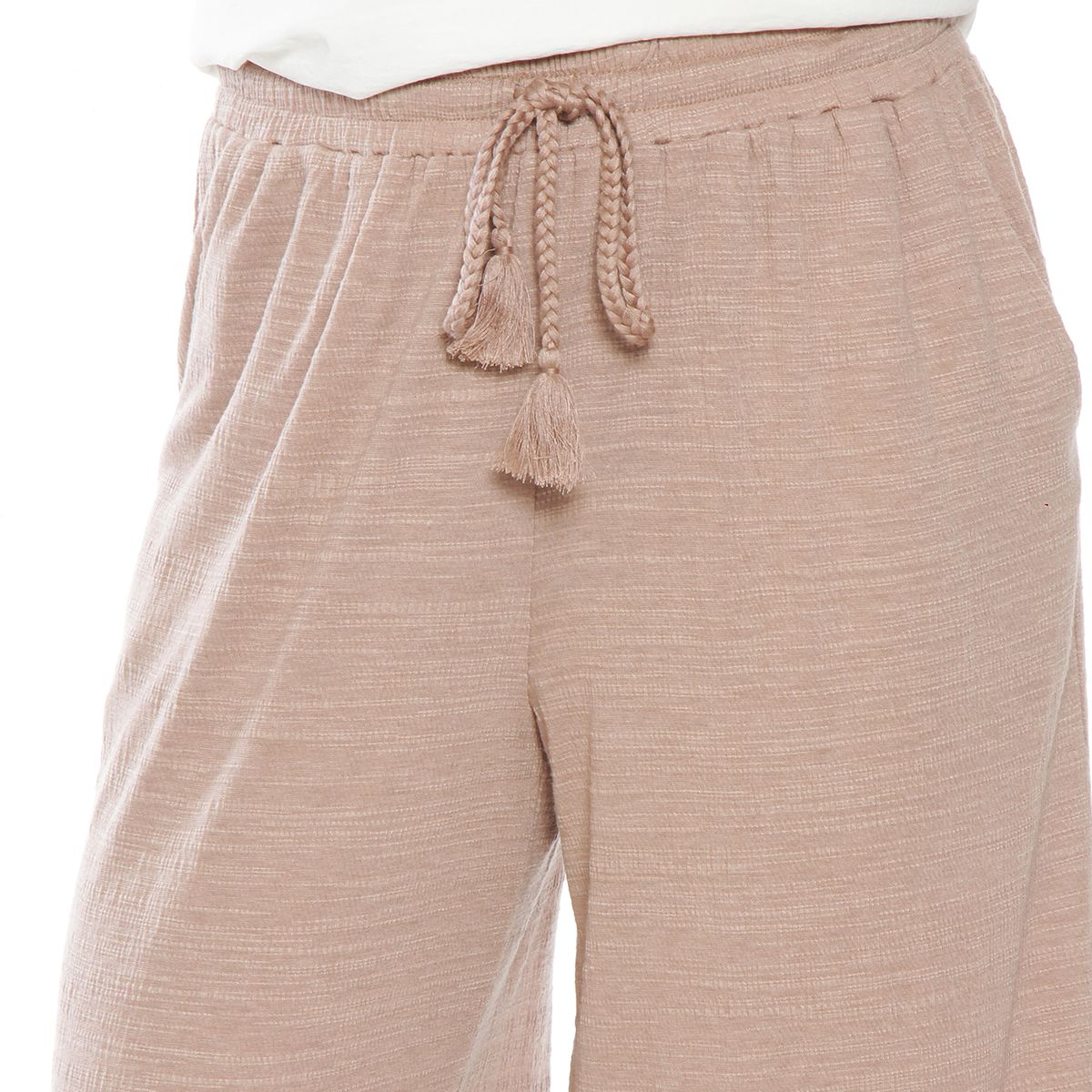 WADOS - PANTALON WIDE LEG TIRO ALTO PRETINA BASICA ELASTICADA