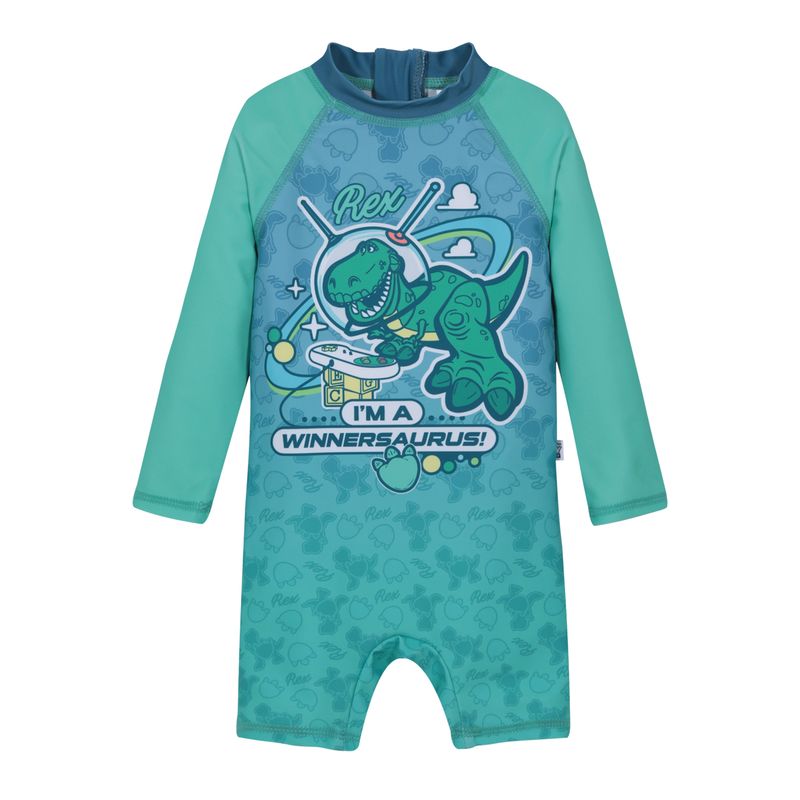 DISNEY - Traje de Baño Bebe Niño Body UV50 MLarga Toy Story Disney - Verde