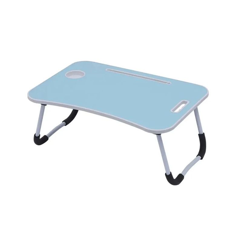 GENERICO - Escritorio Portátil Mesa Plegable Para Cama Azul