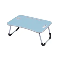 GENERICO - Escritorio Portátil Mesa Plegable Para Cama Azul