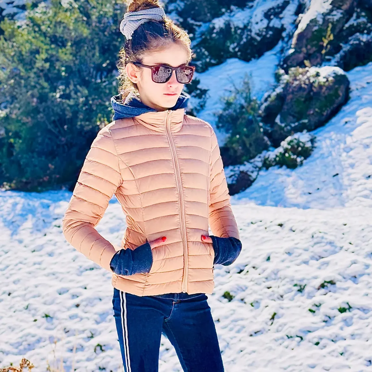 ANASTAZE - Parka Niñas Pluma ANASTAZE