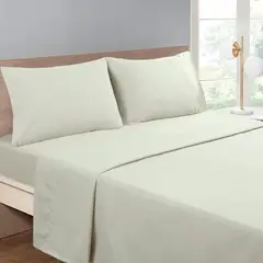 ANGELES DEL HOGAR - JUEGO DE SABANAS LISAS DE 200 HILOS KING