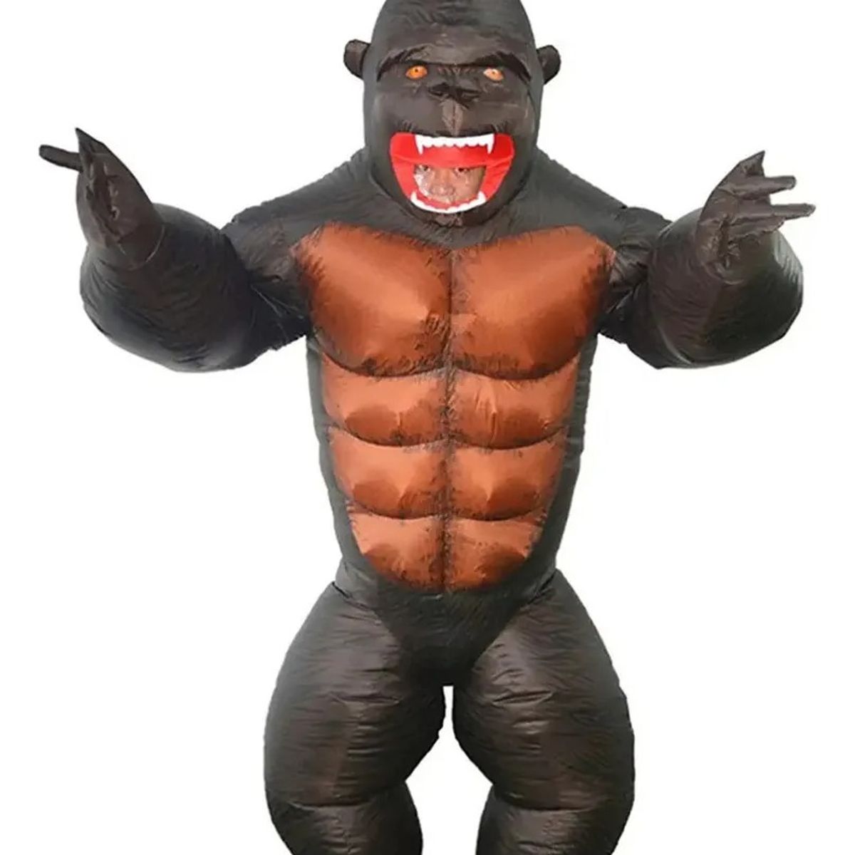 GENERICO - Disfraz Gorila Inflable Niño 120-150cm