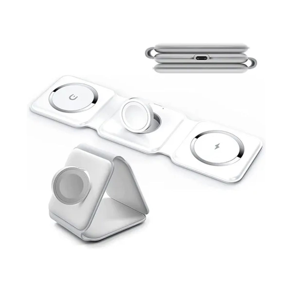 GENERICO - Cargador rápido inalambrico magsafe vidvie para iphone 3 en