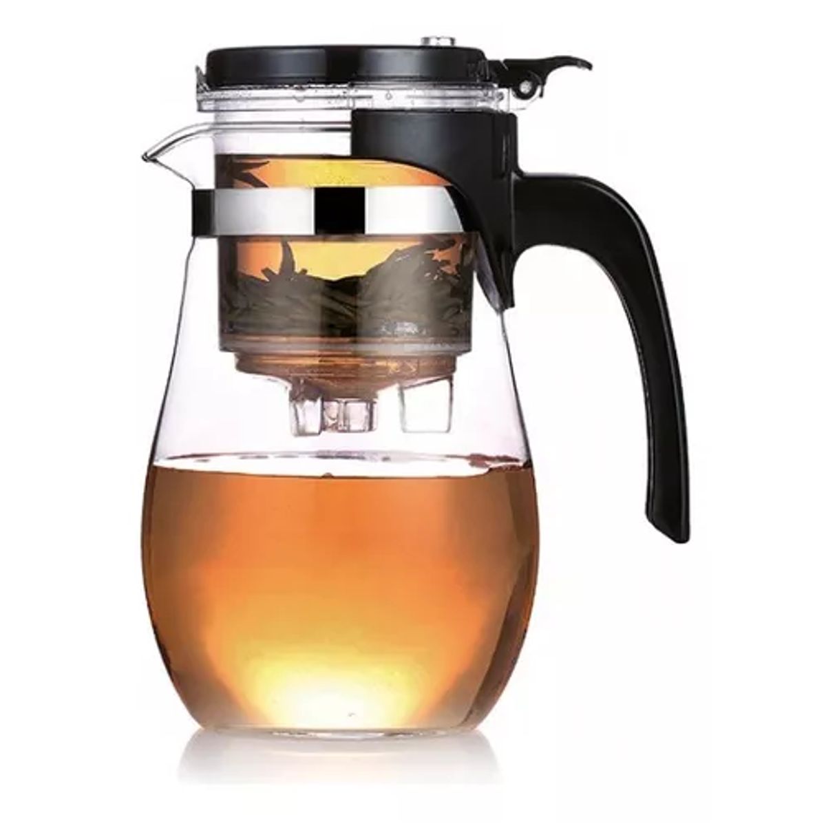 GENERICO - Tetera de vidrio con infusor de 900 ml Gunfu