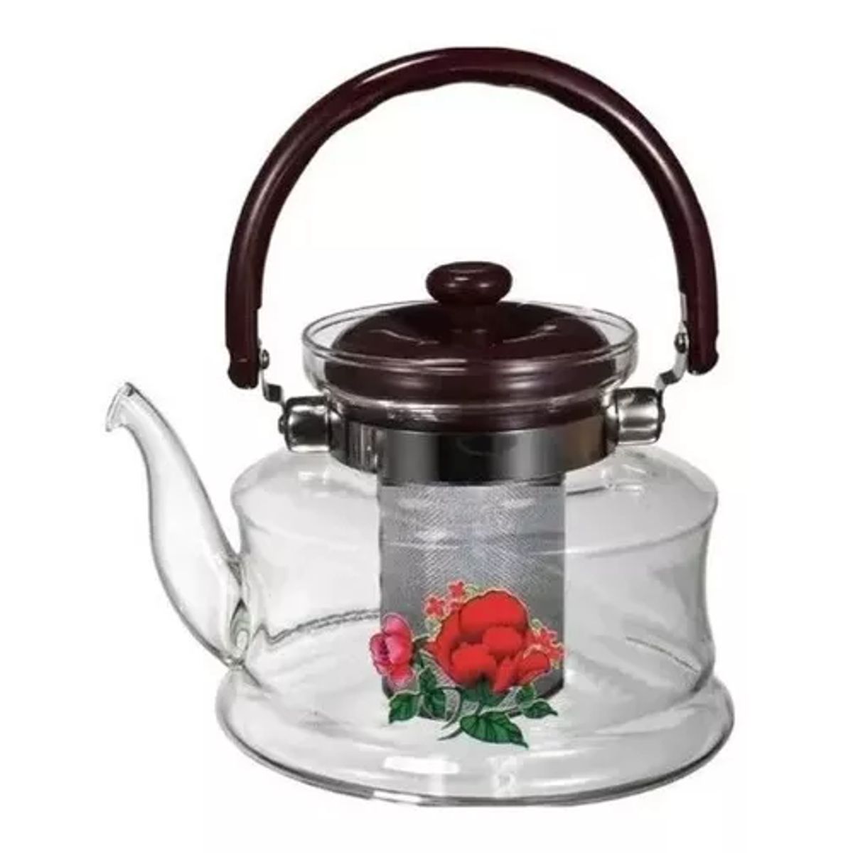 GENERICO - Tetera de vidrio para hervir agua y calentar té