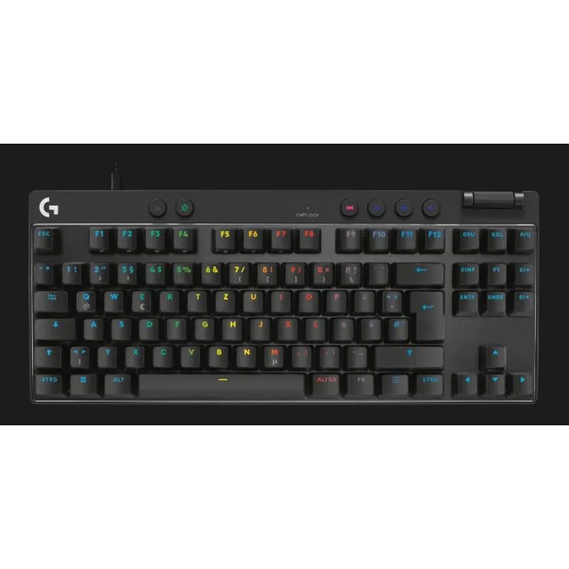 LOGITECH - Logitech teclado Gaming PRO X TKL Rapid Lightsync RGB US
