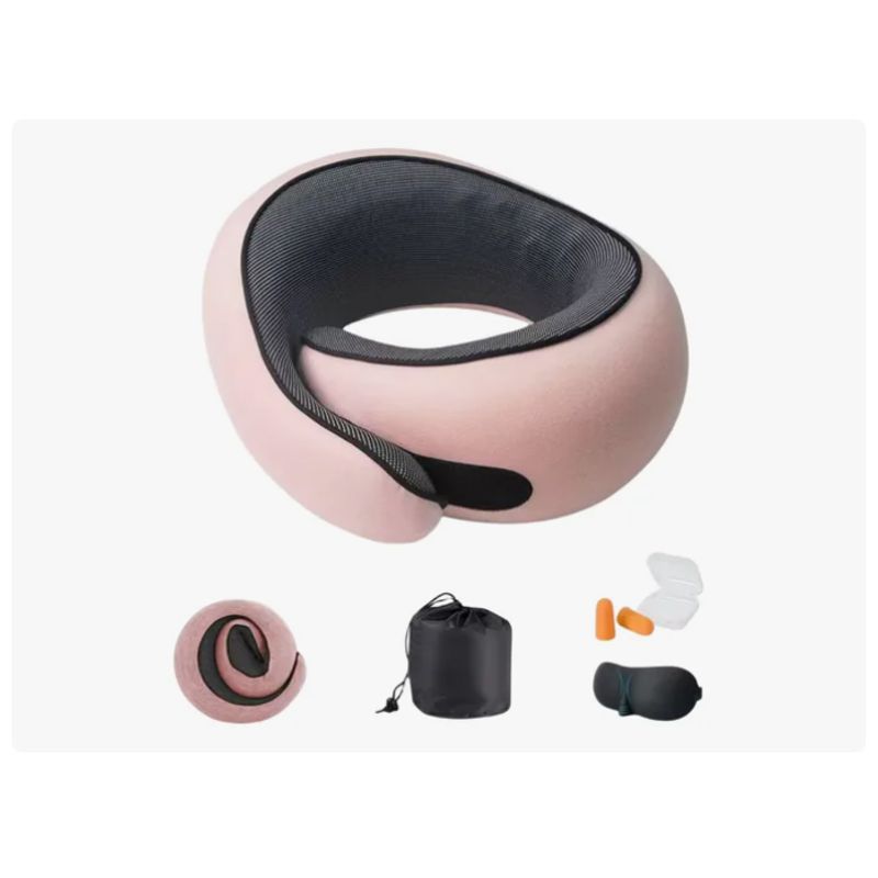 GENERICO - Almohada De Cuello Relajante Para Viaje Cojín Soporte Cómodo