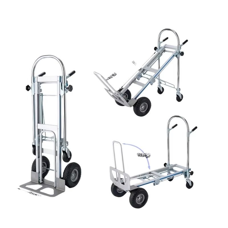 GENERICO - Yegua Carro Carga Acero Plegable 2 En 1 250kg 131x46x52cm