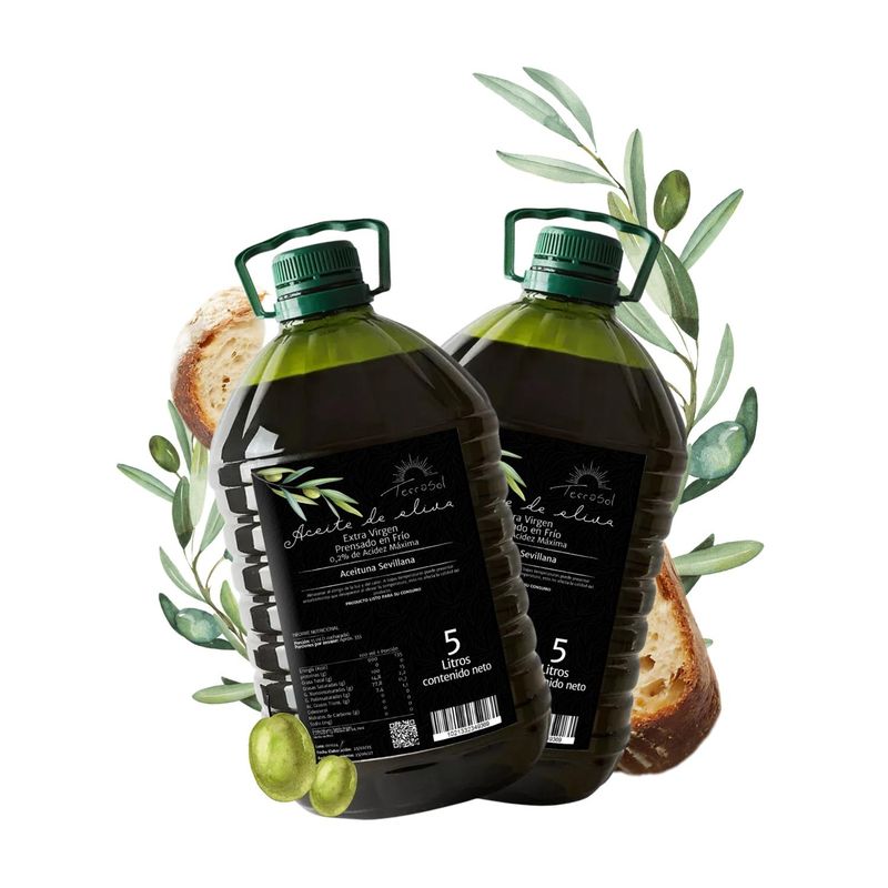 GENERICO - Aceite de Oliva Bidones Terrasol 2 x 5L (total 10 litros)