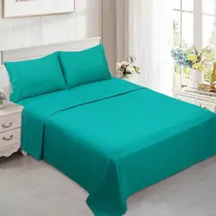 ANGELES DEL HOGAR - JUEGO DE SABANAS DE 200 HILOS BORDADA 1.5P