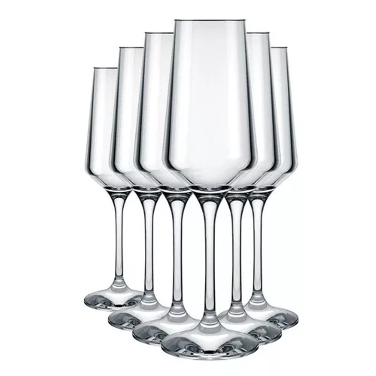 GENERICO - Juego de 6 copas de champagne 225 ml Brunello Nadir