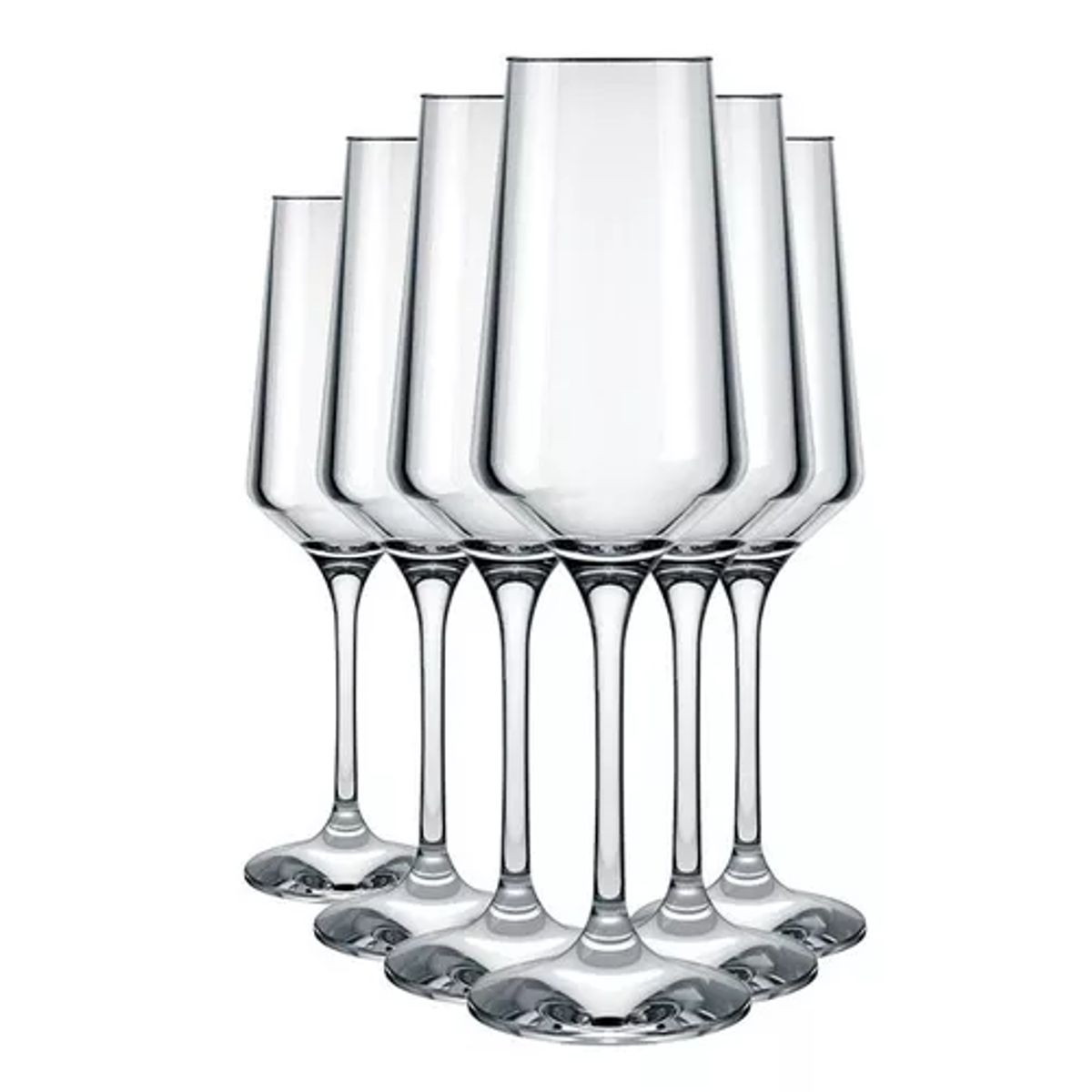GENERICO - Juego de 6 copas de champagne 225 ml Brunello Nadir