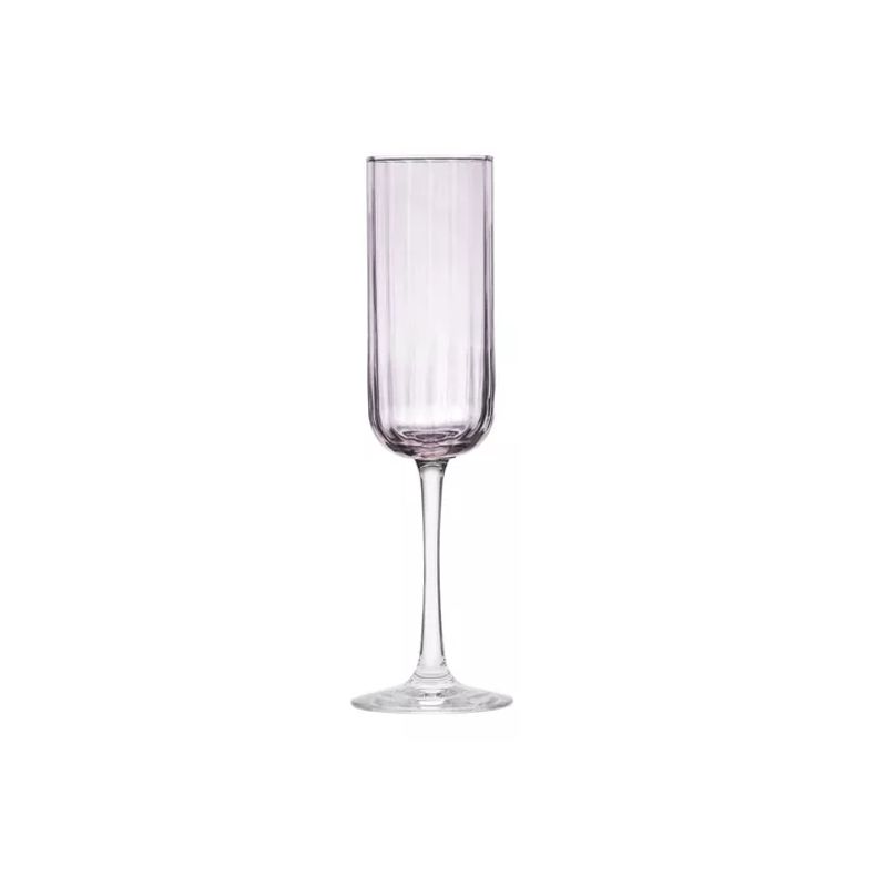 GENERICO - Set 4 Copas Espumante Flauta 221ml Libbey Agua