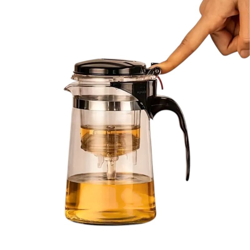 GENERICO - Tetera tetera te tetera infusion 900 ml vidrio filtro