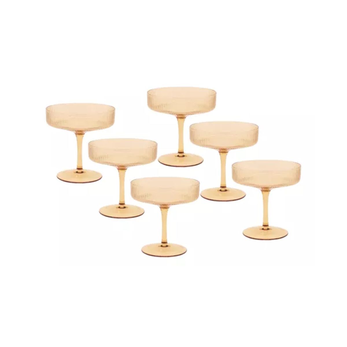 GENERICO - Set de 6 Copas Martini