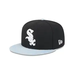 NEW ERA - Gorra 59Fifty Chicago White Sox MLB Patch Denim Negro