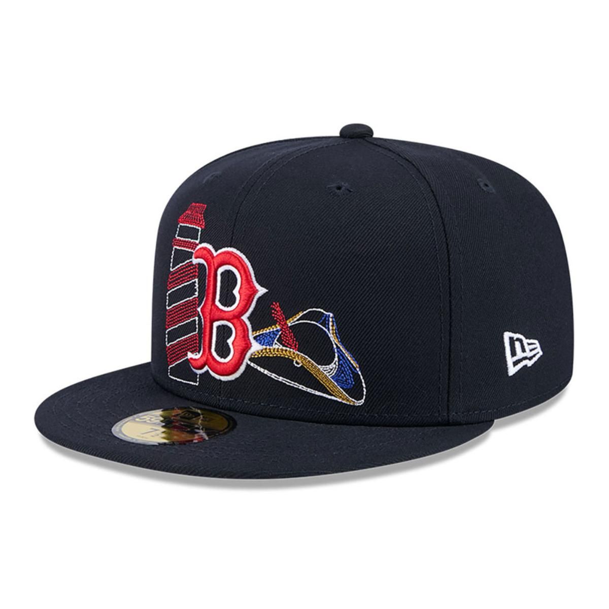 NEW ERA - Gorra 59Fifty Boston Red Sox MLB State Stitch Navy