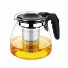 GENERICO - Tetera de Vidrio con Infusor de Acero Inoxidable – 900 ml