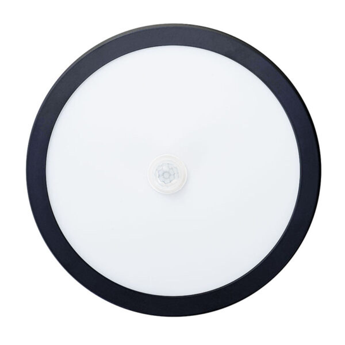 WANT - Panel ECO Con Sensor Sobrepuesto Negro 12W Luz Fria