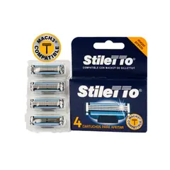 STILETTO - STILETTO® REPUESTO 3 HOJAS PARA MACH3®DE GILLETTE®- 4