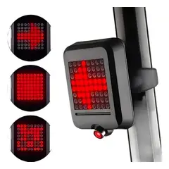 GENERICO - Luz De Bicicleta Trasera Recargable Usbsensor Inteligente