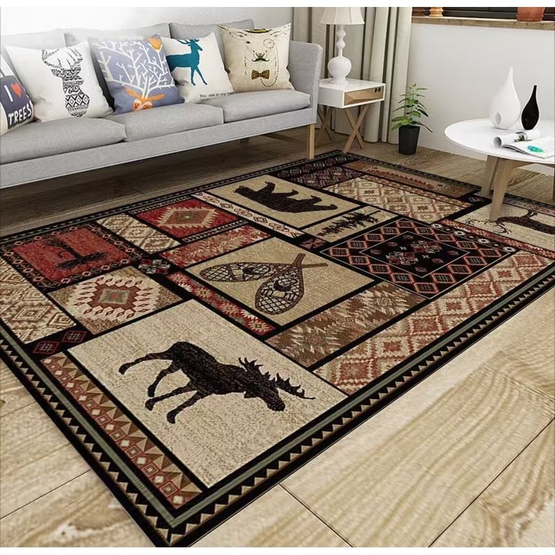 GENERICO - alfombra multifuncional practica y hermosa de living comedor 150x200