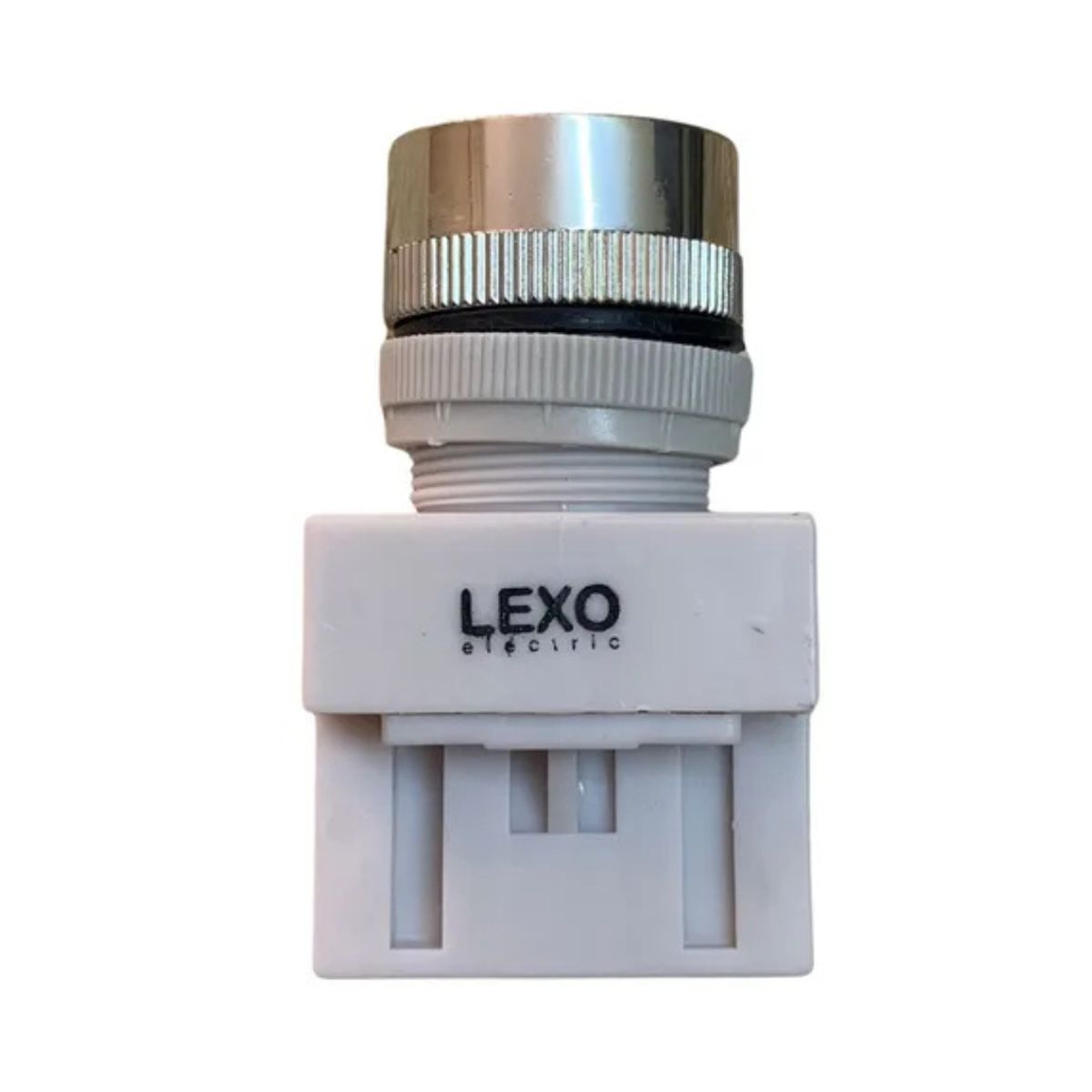 LEXO - Pulsador Plano Rojo 1NC 22MM