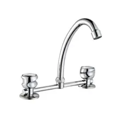 FAS - Llave Combinación Lavaplatos Calidad Superior - Plateado
