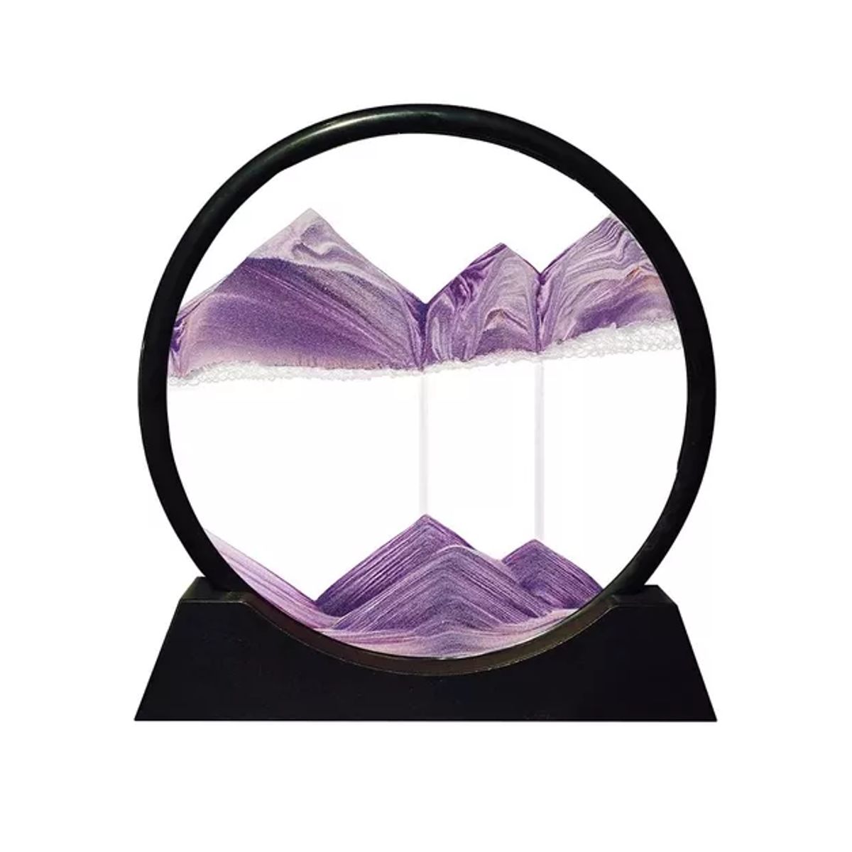 GENERICO - Decoración Arte de Arena Anti Estrés Sensorial Paisaje Violeta