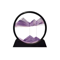 GENERICO - Decoración Arte de Arena Anti Estrés Sensorial Paisaje Violeta