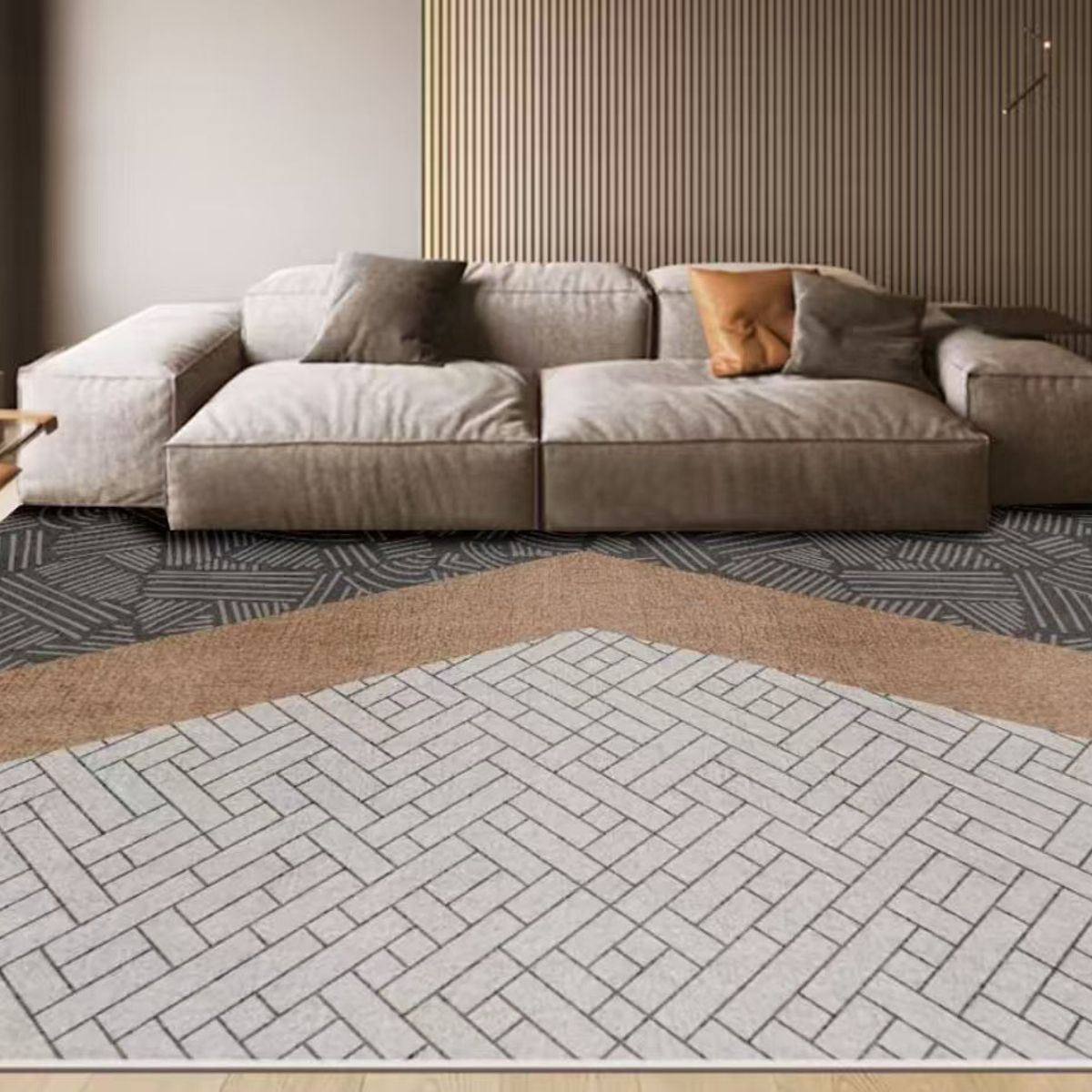 GENERICO - alfombra multifuncional practica y hermosa de living comedor 150x200