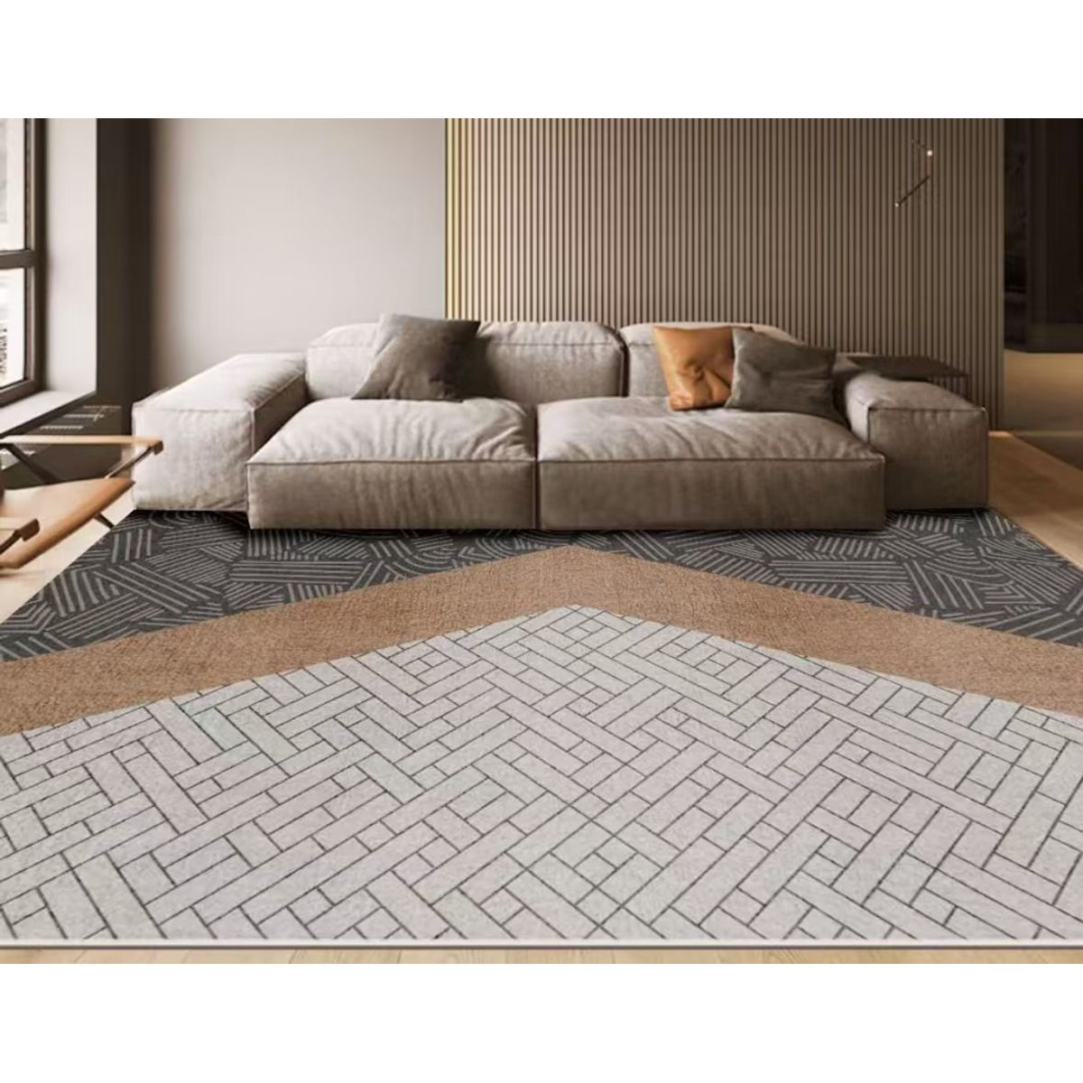 GENERICO - alfombra multifuncional practica y hermosa de living comedor 150x200