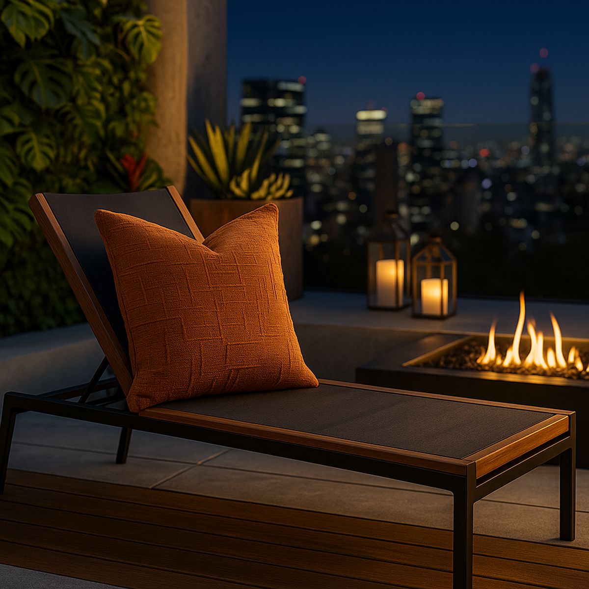 ARMONIA - Funda de almohadón chenille terracota 45x45 living dormitorio 744