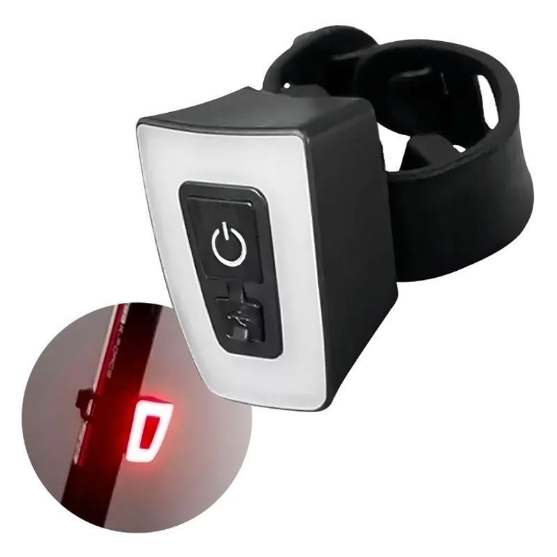 GENERICO - Luz Trasera Led Para Bicicleta
