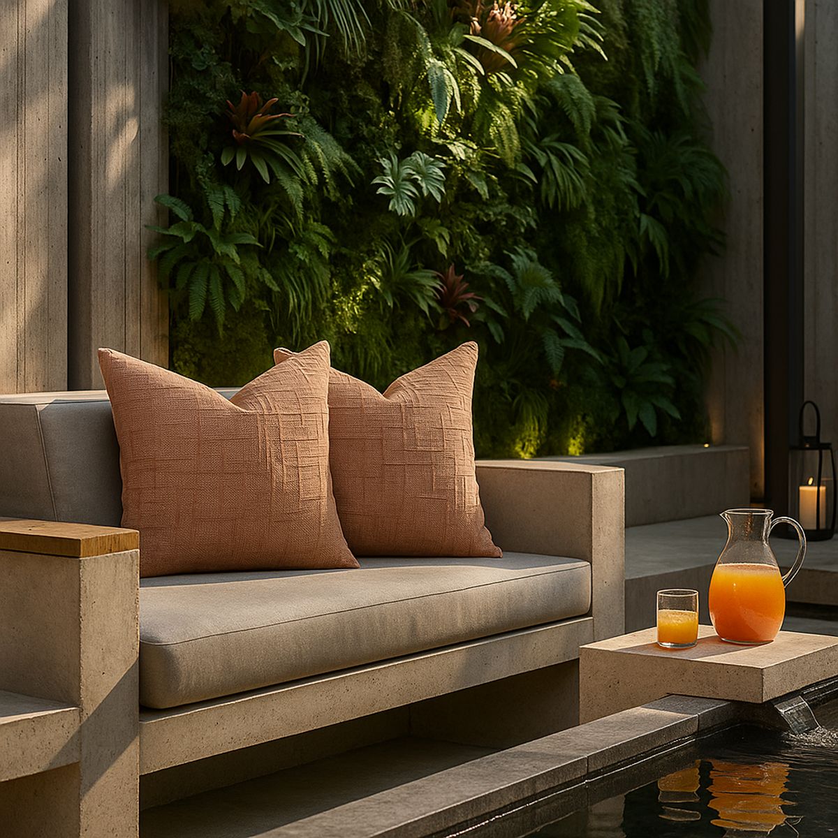 ARMONIA - Pack 2 cubre cojín coral chenille 45x45 diseño elegante sala CL 744