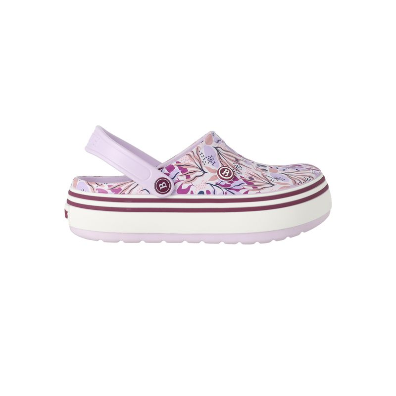 BAMERS - Zuecos Plataforma Mujer Bamers Airline Print