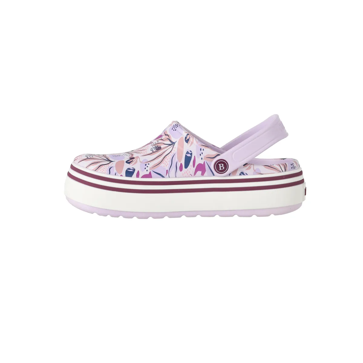 BAMERS - Zuecos Plataforma Mujer Bamers Airline Print