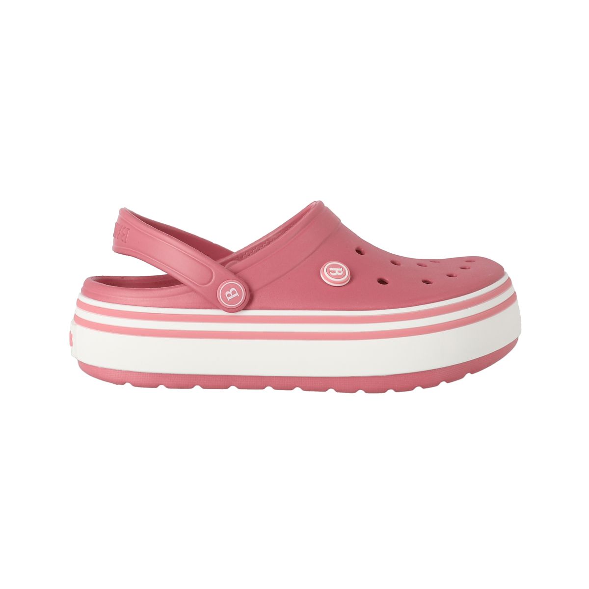 BAMERS - Zuecos Plataforma Mujer Bamers Airline Rosado