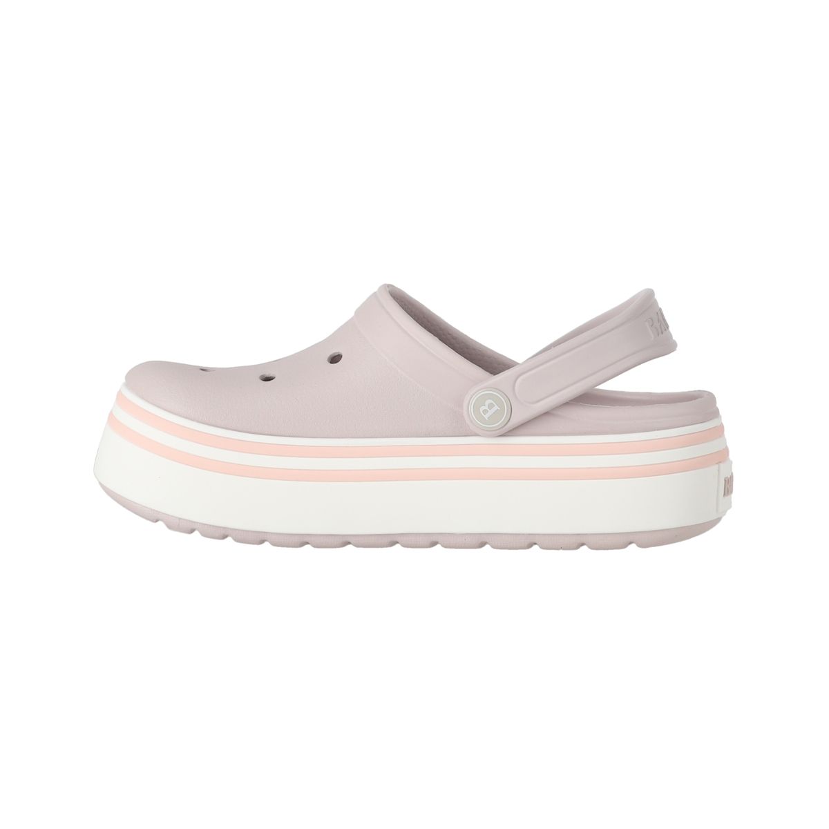 BAMERS - Zuecos Plataforma Niñas Bamers Airline Gris