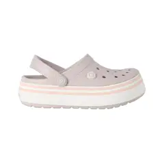 BAMERS - Zuecos Plataforma Niñas Airline Gris