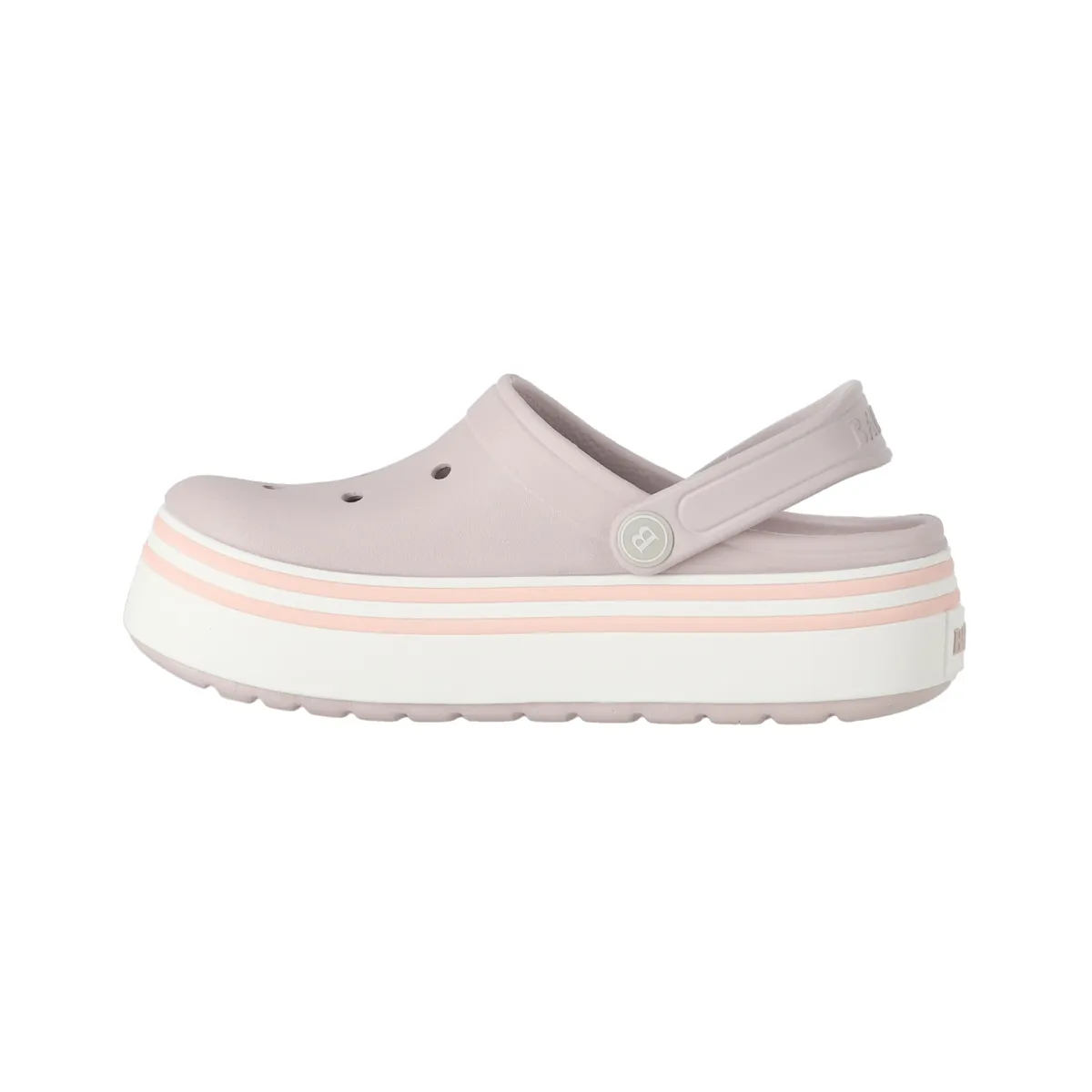 BAMERS - Zuecos Plataforma Niñas Bamers Airline Gris