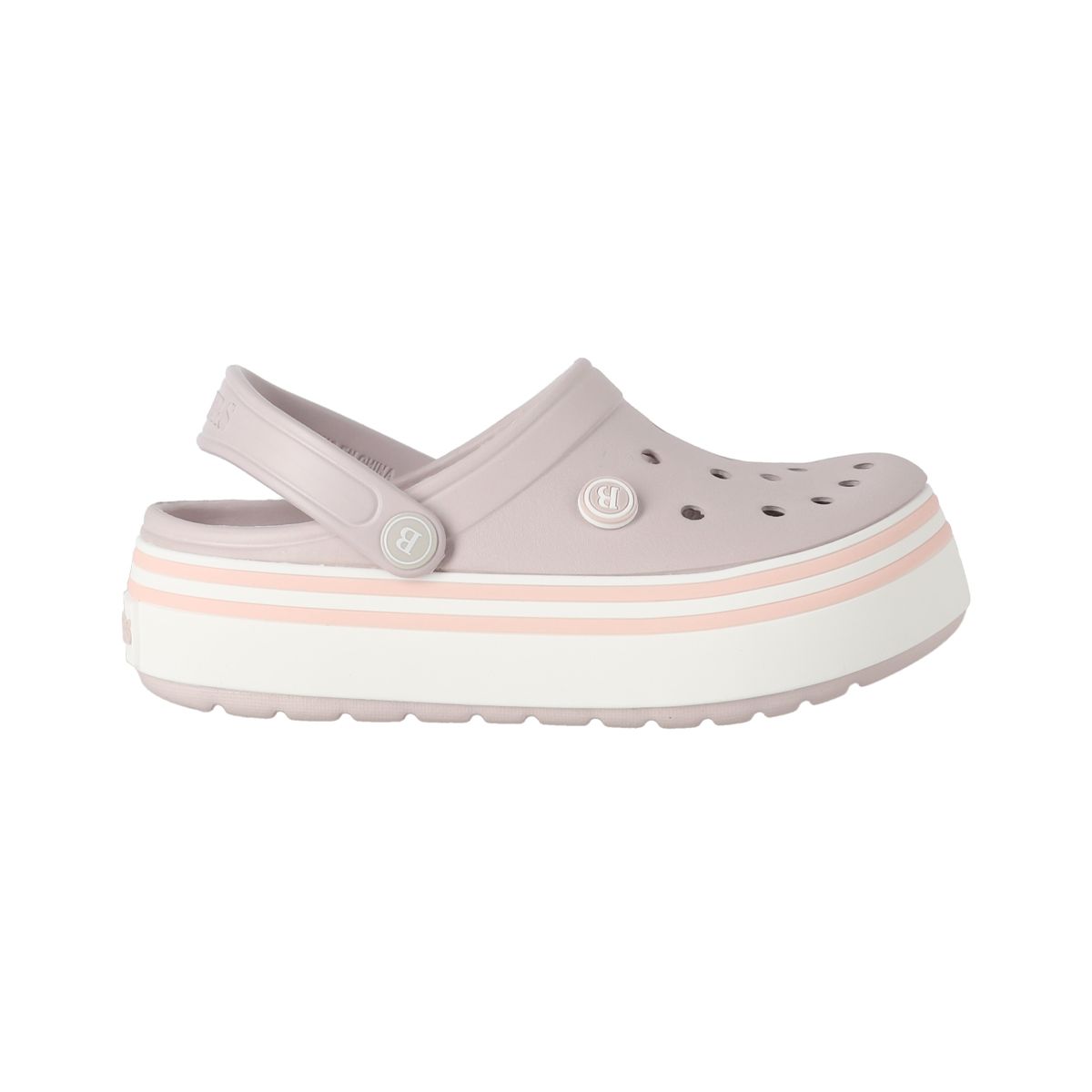 BAMERS - Zuecos Plataforma Niñas Bamers Airline Gris