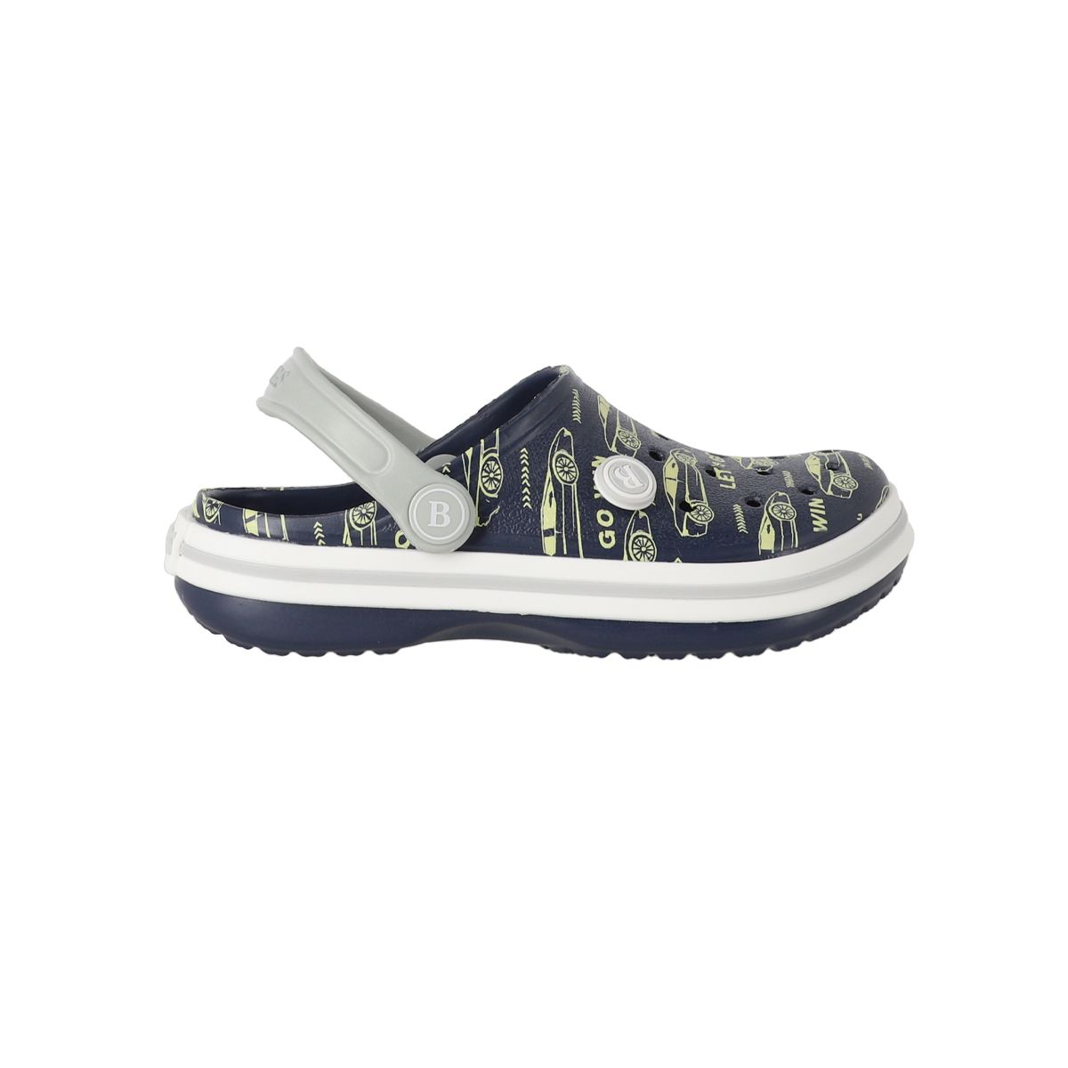 BAMERS - Zueco Niño Brilla en la Oscuridad Azul Marino Bamers